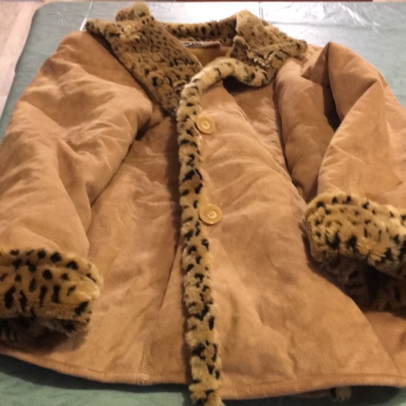 Regent Park Faux Suede Womans Coat Size Large Excellent Like NEW Gorgeous Warm - Picture 7 of 8